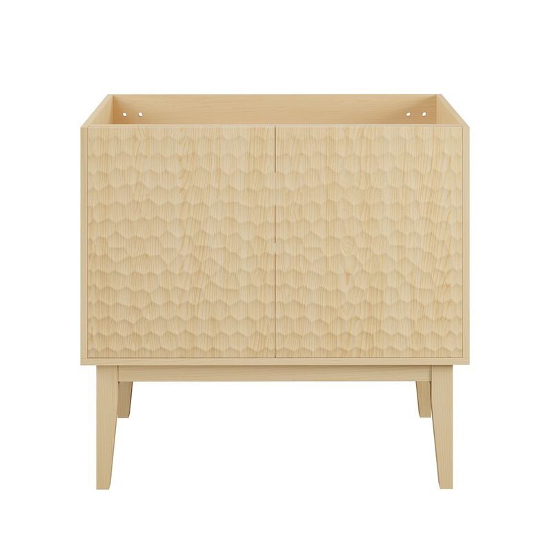 Bosse 36" Freestanding Bathroom Vanity Cabinet without Top in Natural Oak image number 0