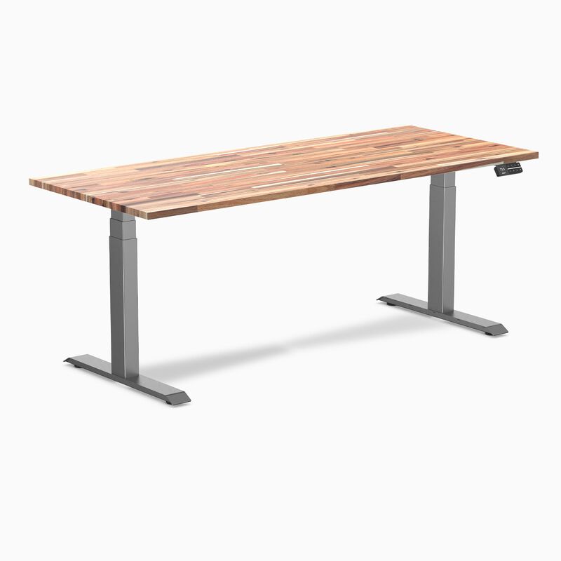 Desky Dual Softwood Sit Stand Desk image number 0