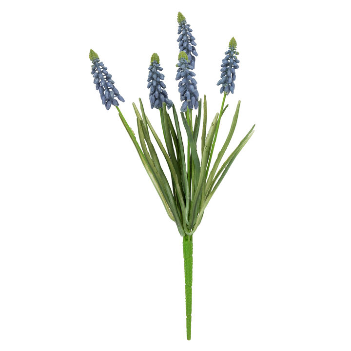 12.5" Blue Muscari Artificial Floral Spray