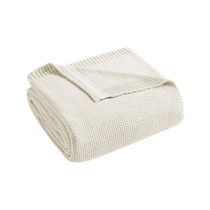 Gracie Mills Lessie Classic Knit Cottage Blanket