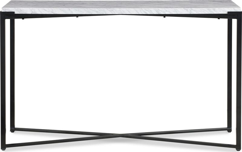 Saxon Console Table in Matte Black image number 0