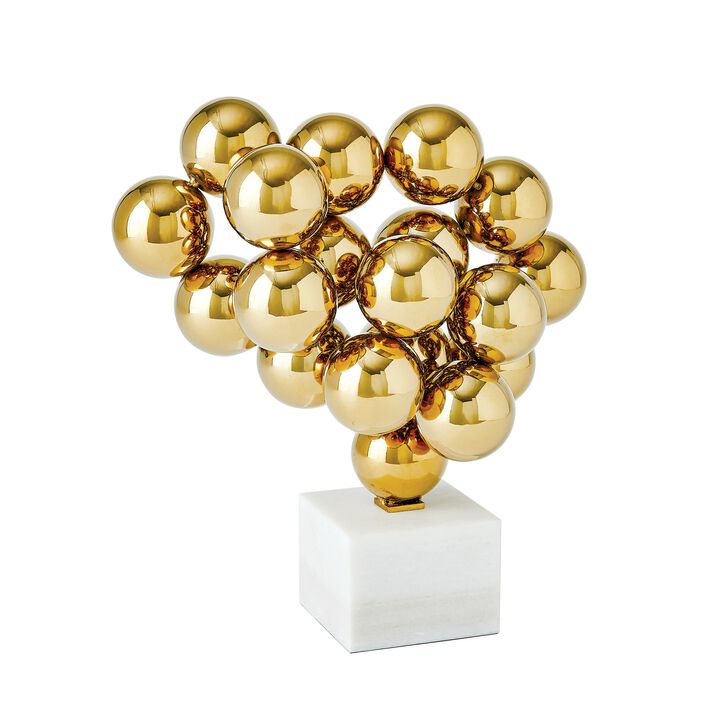 Sphere Brass Sculpture