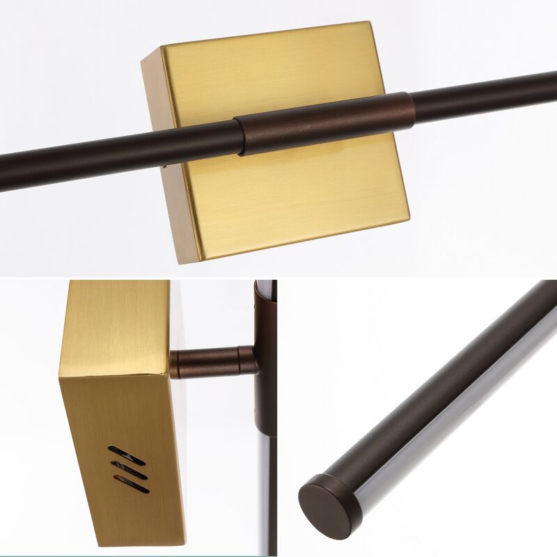 Makena Modern Minimalist Dimmable Integrated LED Metal Wall Sconce