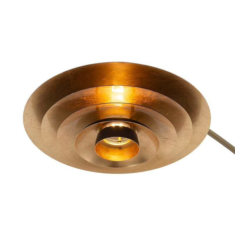 NOVA OF CALIFORNIA Rancho Mirage 1 Light Arc Floor Lamp - Weathered Brass