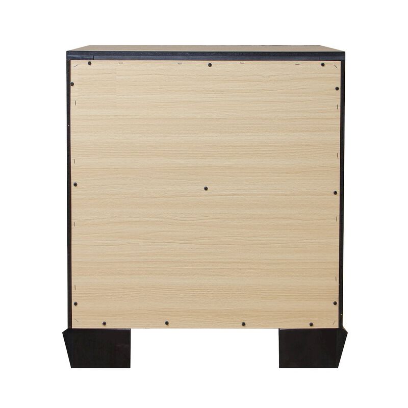 Plethoria Home Weathered Grey Grain 2-drawer Nightstand