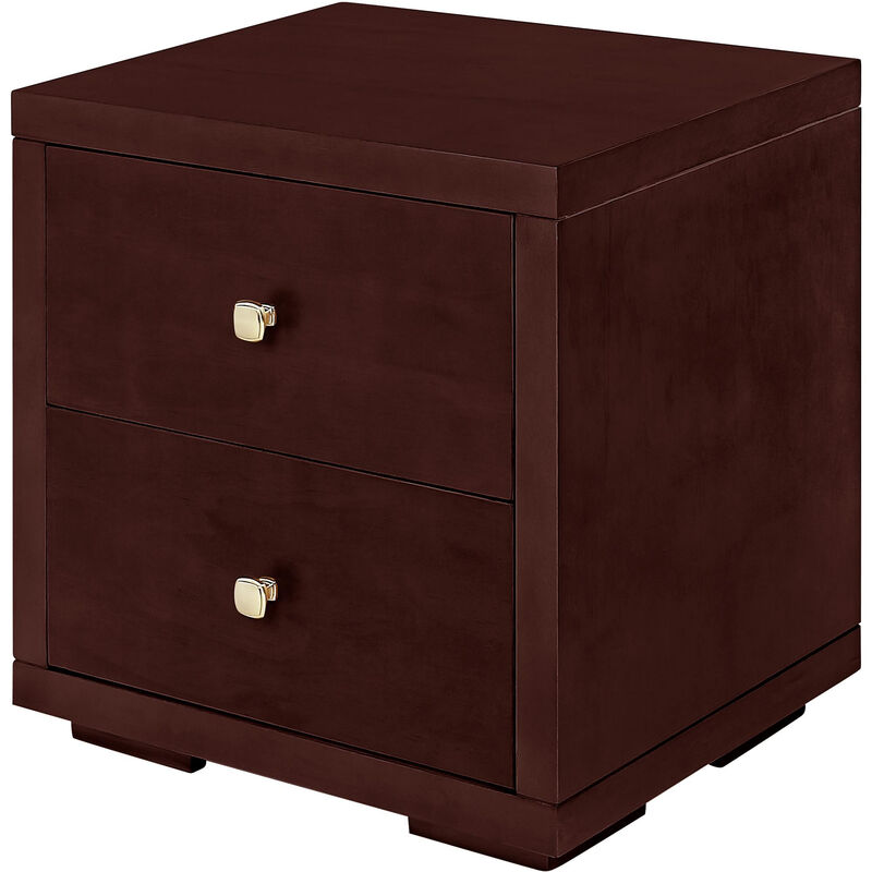 Minimalist Two Drawer Nightstand image number 0