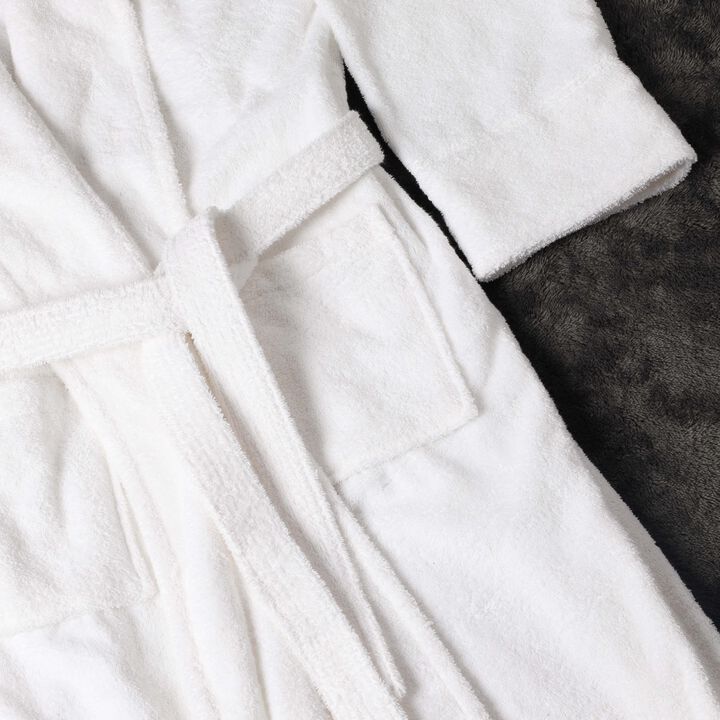 Classic Women&rsquo;s Bathrobe Turkish Cotton Comfortable Plush Robe