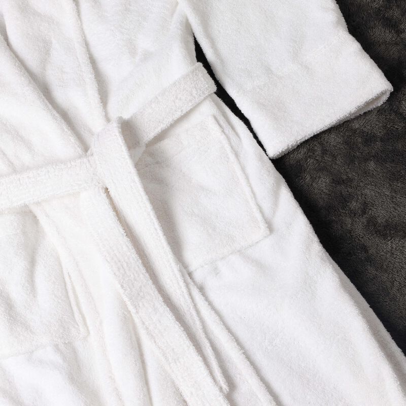 Classic Women&rsquo;s Bathrobe Turkish Cotton Comfortable Plush Robe image number 1