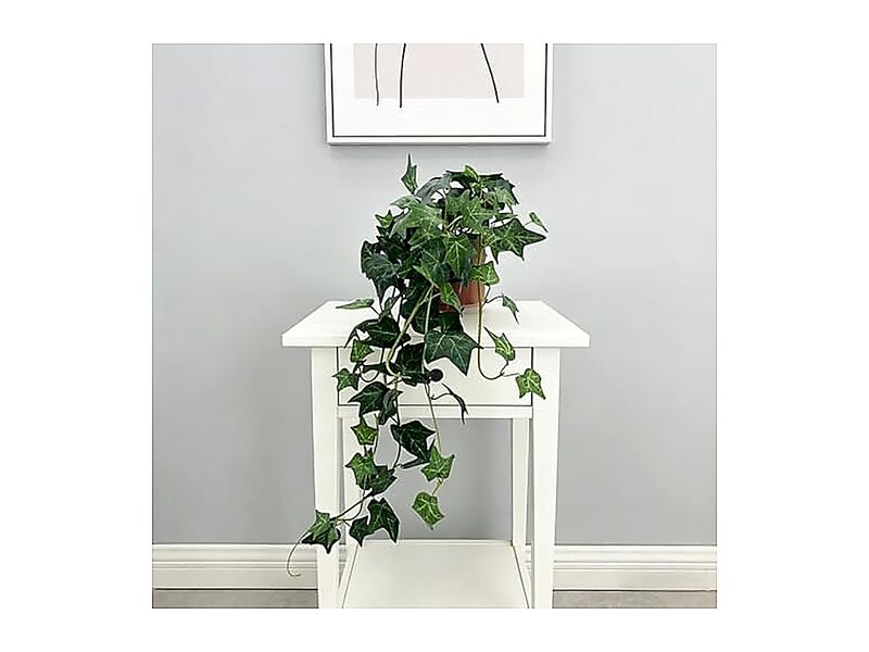 31.5 Inch Artificial English Ivy Plant In Pot Fake Silk Greenery Decor Tabletop image number 3