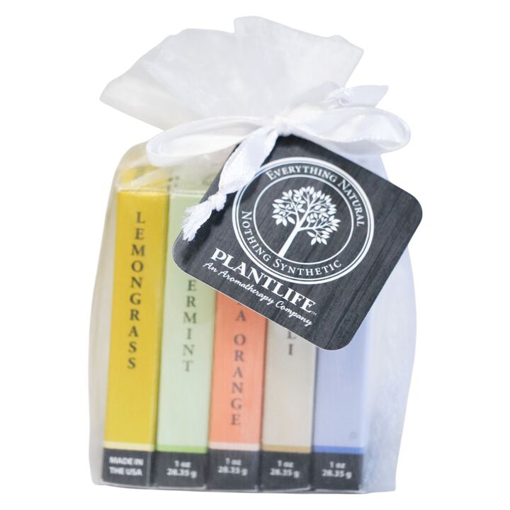 Plantlife Gift Set Soap Sampler 5 Travel Size 1oz each