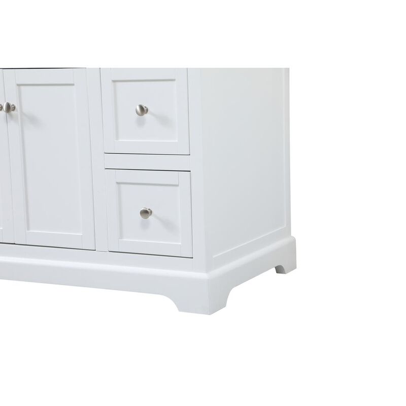 Elegant Kitchen and Bath 48 inch Single bathroom vanity in white