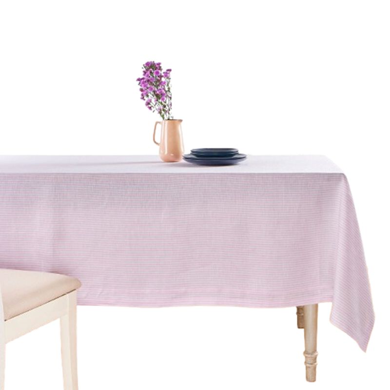 Solino Home 100% Pure Linen Tablecloth - Narrow Stripe
