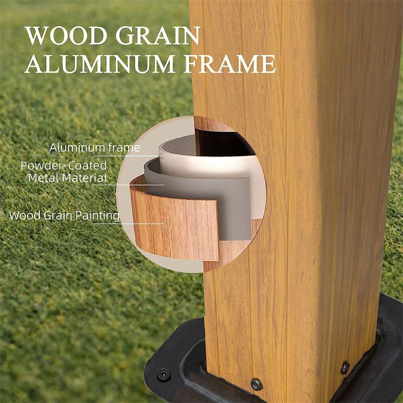 Streamdale 12x16FT Hardtop Gazebo with Polycarbonate Roof & Curtains