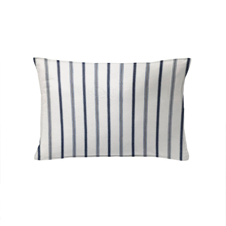 6ix Tailors Fine Linens Tiana Stripe Blue Decorative Throw Pillows