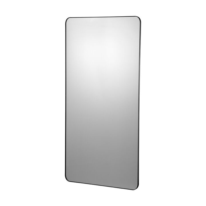 Wall Mounted Makeup Mirror, Aluminum Alloy Frame with Z Bracket for Bathroom