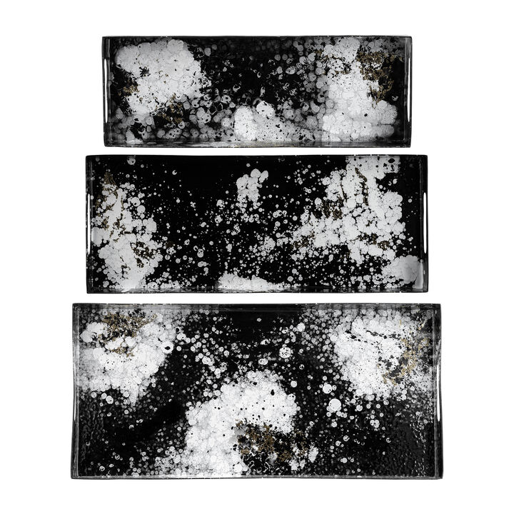 Metal S/3 Rectangular Trays