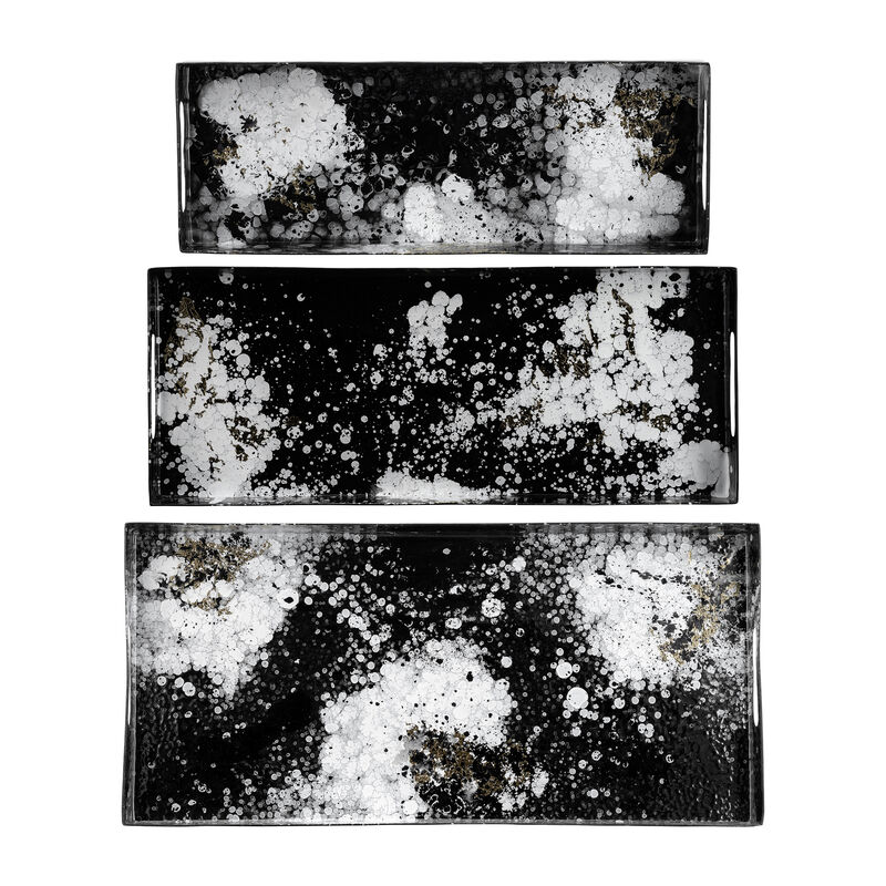 Metal S/3 Rectangular Trays image number 0