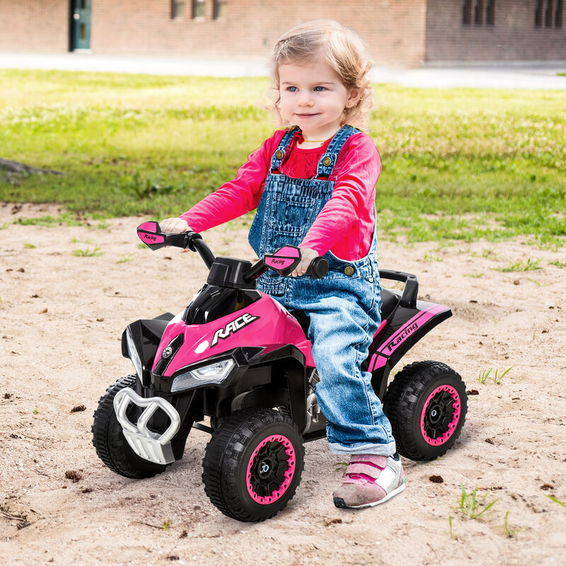BreeBe NO Power Kids Ride On Push Car, Ride Racer, Foot-to-floor Sliding Car, Walking ATV Toy with Music, Lights image number 1