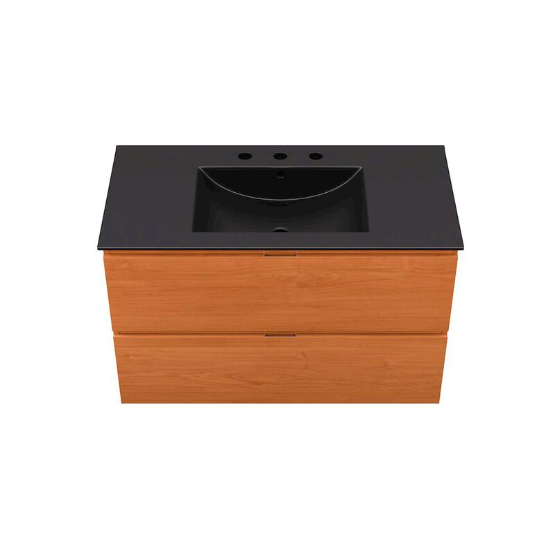 Scenic 36" Wall-Mount Bathroom Vanity image number 4