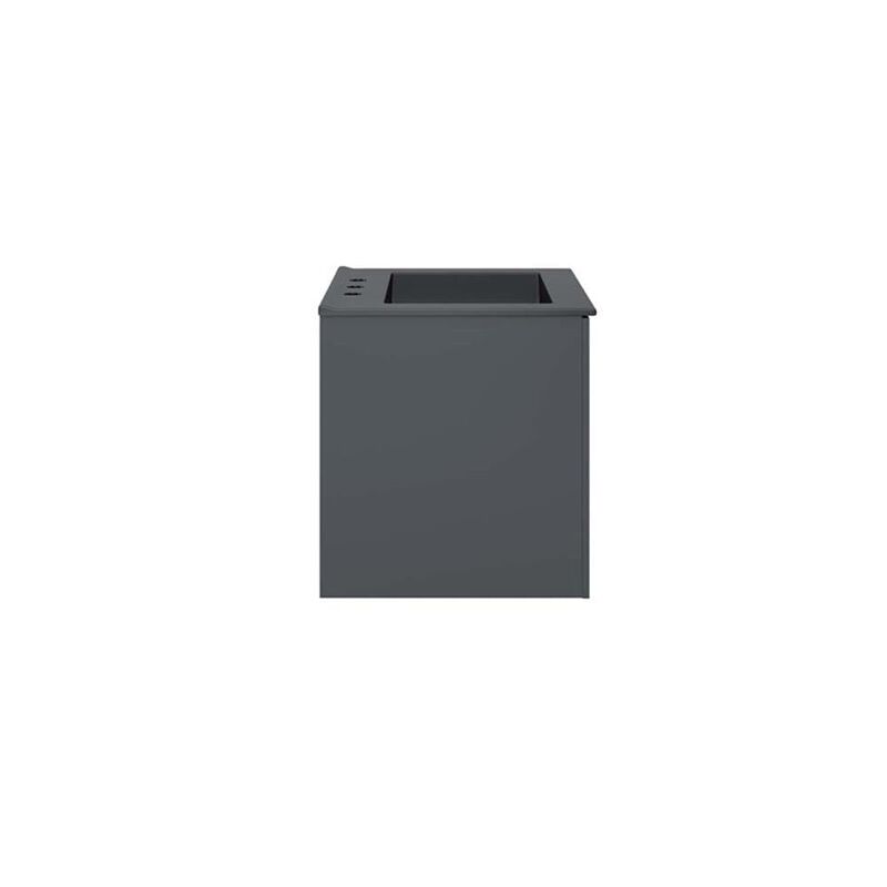 Modway Vitality 24" Bathroom Vanity, 24 Inch, Gray Black image number 4
