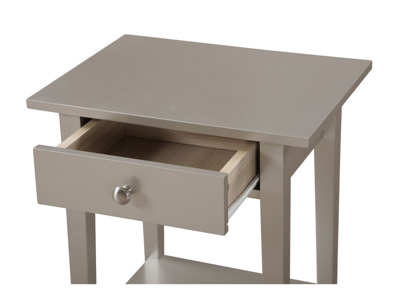 Dalton 1-Drawer Nightstand (28 in. H x 14 in. W x 18 in. D)