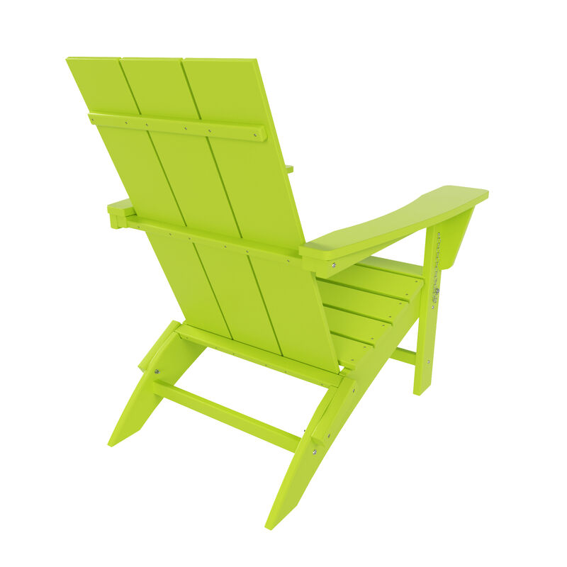 WestinTrends Modern Folding Adirondack Chair (Set of 2)