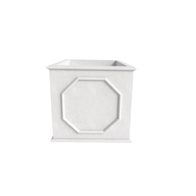 LeisureMod Sprout Series Cubic Fiberstone and MgO Clay Planter image number 2