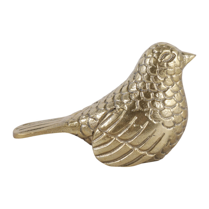6x4" Small Bird, Gold image number 0