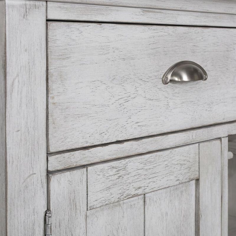 Liberty Furniture Traditional Rubberwood Hutch & Buffet in Pine Veneers for Dining Room Storage image number 4