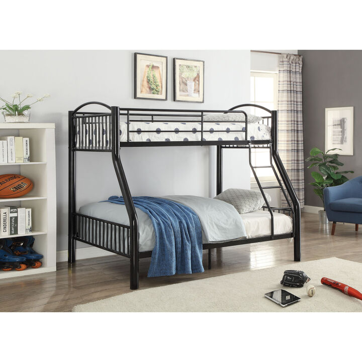 Cayelynn Bunk Bed (Twin/Full) in Black