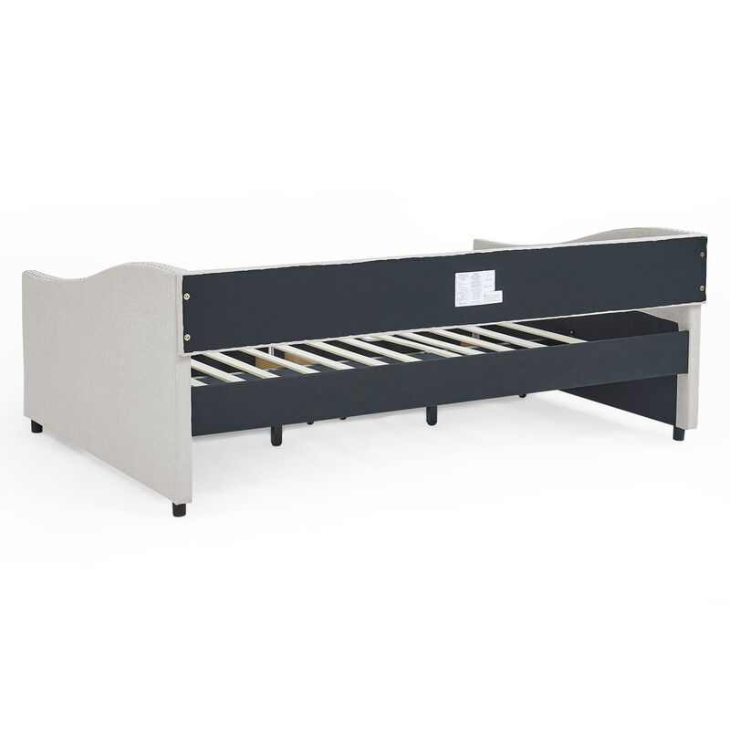 Kejorn Linen 2 Storage Drawers Daybed image number 8