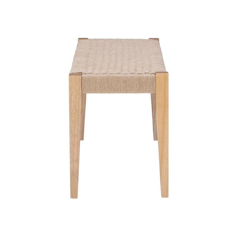 Linon Cadence Dining Bench Natural image number 4