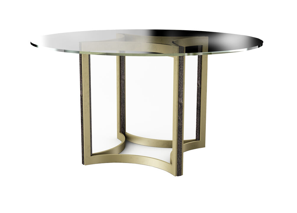 Remix Glass Top Table