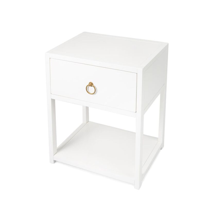 Butler Specialty Lark End Table, White