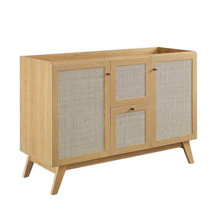 Modway 48” Single or Double Sink Bathroom Vanity Cabinet (Sink Basin Not Included)