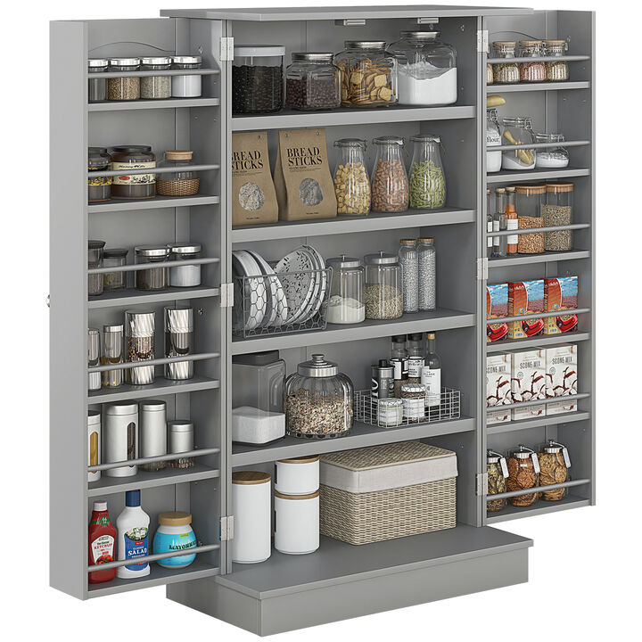 Hivvago Kitchen Organizer Cabinet with Adjustable Shelves