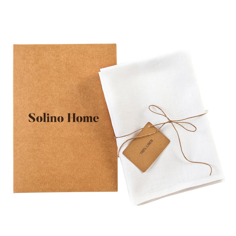 Christmas Linen Dinner Napkins 20 x 20 in Set of 4 - Fete, Solino Home