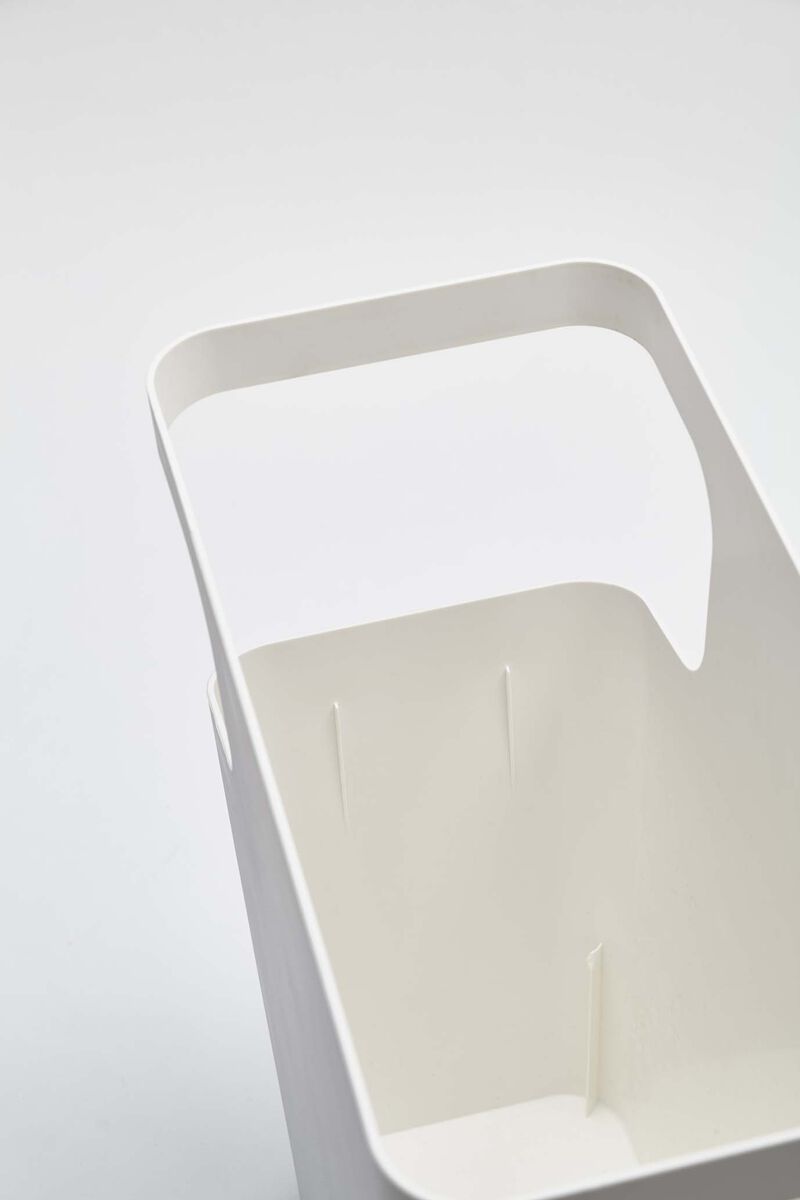 Side Table Trash Can