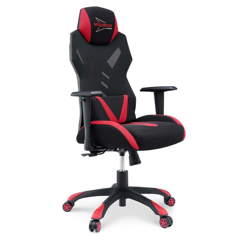 Modway Furniture - Speedster Mesh Gaming Computer Chair Black Red image number 0