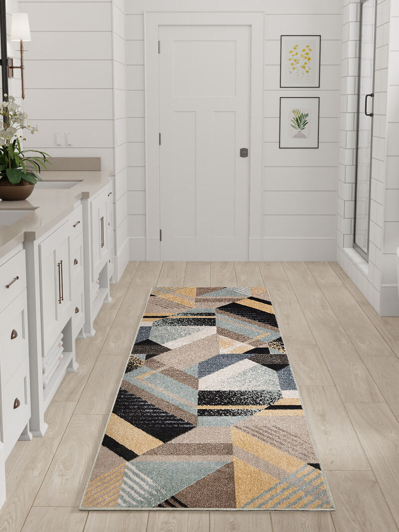 Washable Decor WSD10 Multicolor 2' x 6' Rug