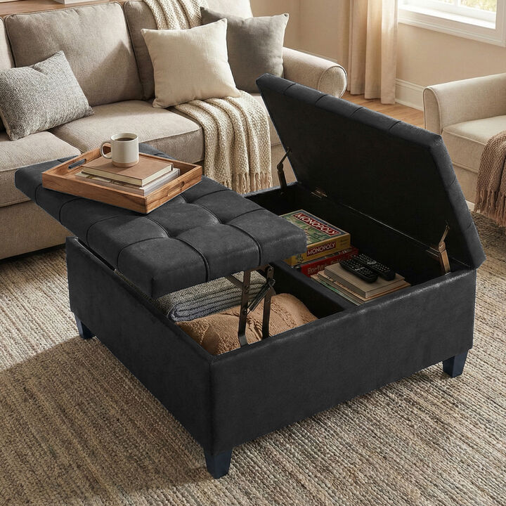 Harrison Transitional Square Coffee Table