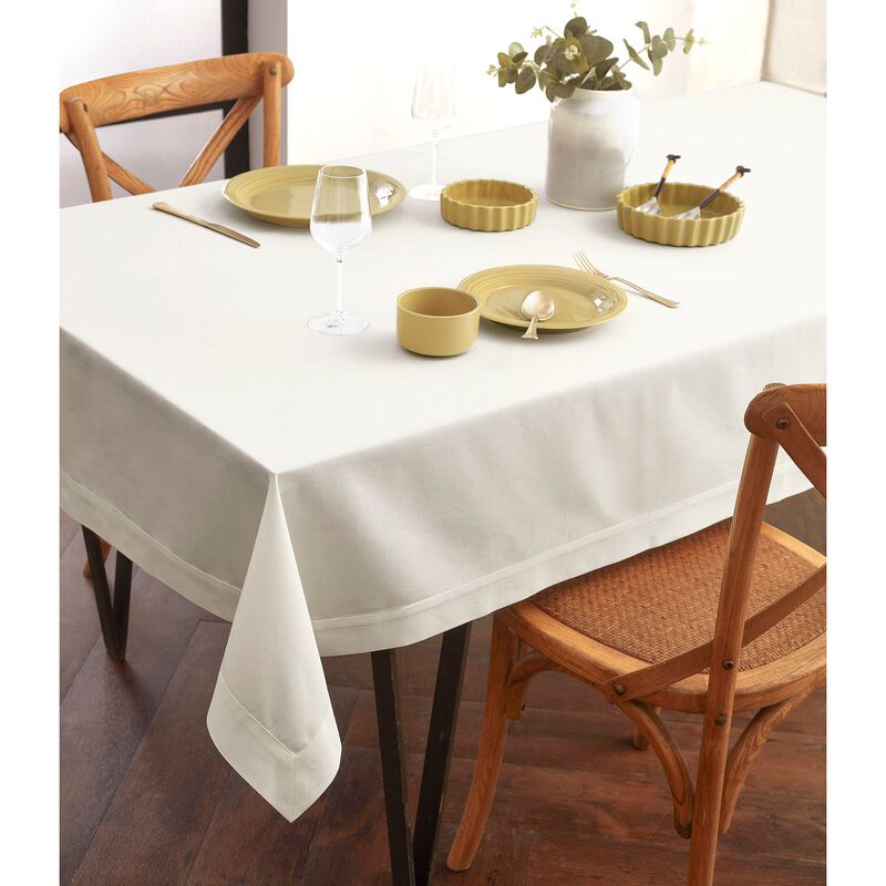 Cotton Linen Tablecloth - Dru - Cotton Linen Plain image number 2