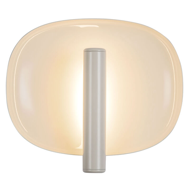 Lustre 9-in Damp-Rated Dimmable LED Wall Sconce