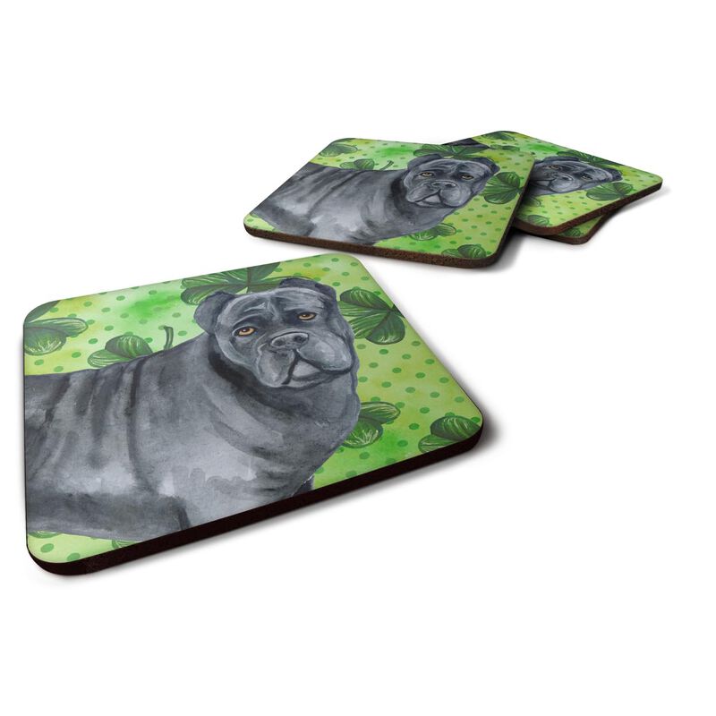 Caroline's Treasures Cane Corso St Patrick's Decorative coasters, Multicolor
