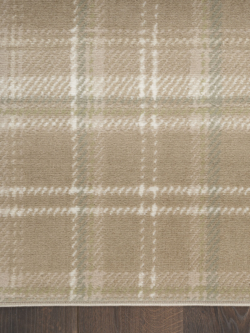 Grafix GRF03 Taupe 7'10" x 9'10" Rug