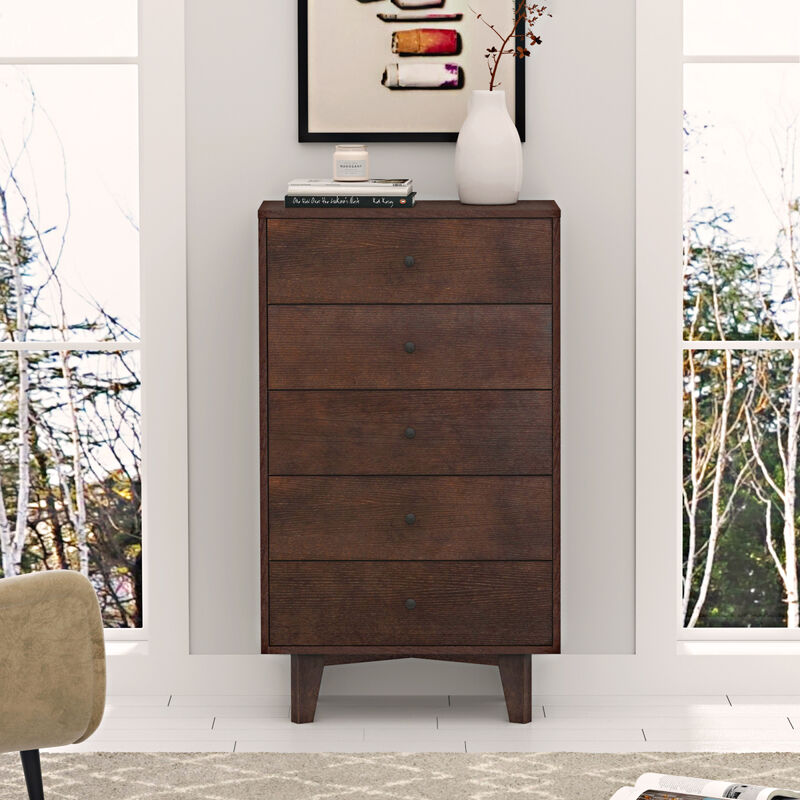 DRESSER CABINET BAR CABINET storage cabinet lockers Real Wood spray paint Retro round handle can be placed in the living room bedroom dining room color auburn