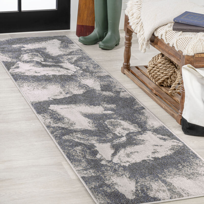 Petalo Abstract Two Tone Modern Area Rug
