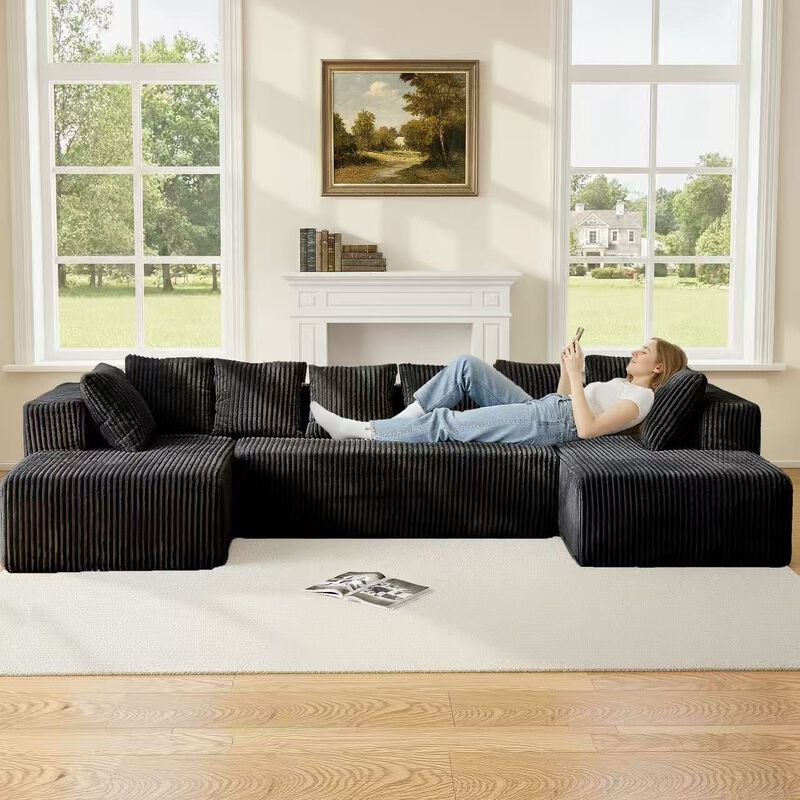 Merax Modular U-Shaped Sectional Sofa