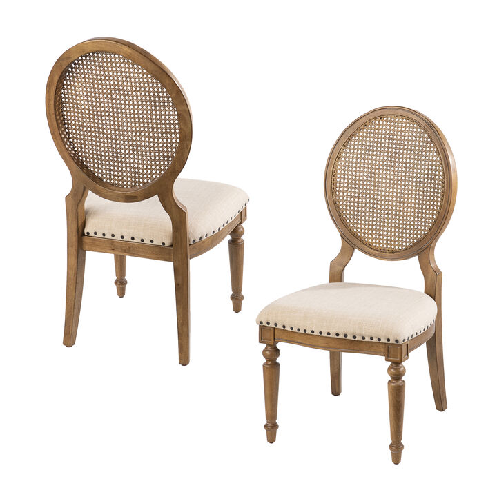 Kippview Upholstered Dining Chairs 2pc Set