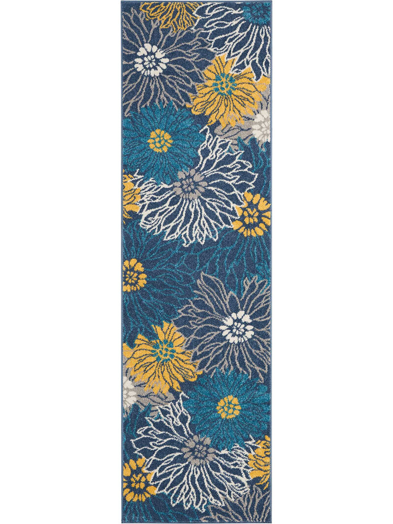 Passion PSN17 Blue 2'2" x 7'6" Rug image number 0